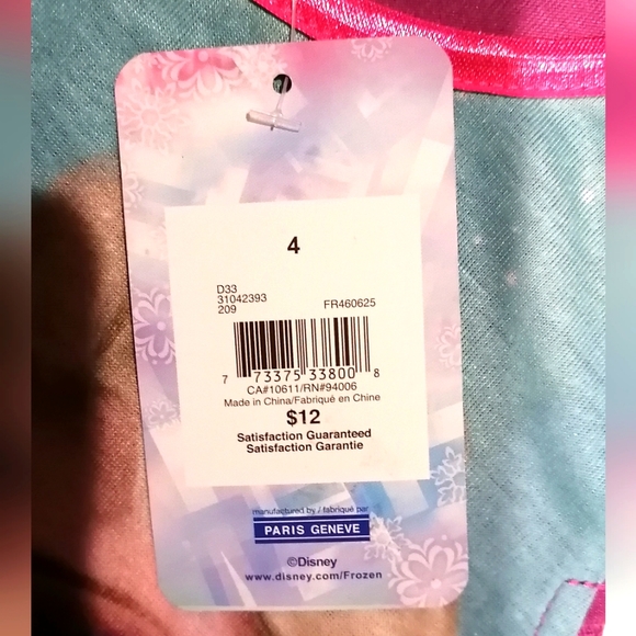 🔥SALE🔥 Disney Frozen Anna Elsa Girls Nightgown NWT Sizes 2T & 4 - Picture 8 of 8